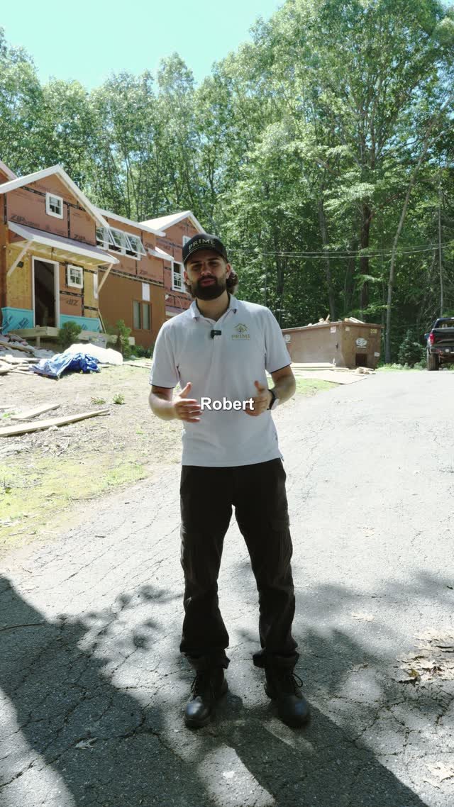 Robert from the Prime crew on a new-construction job site